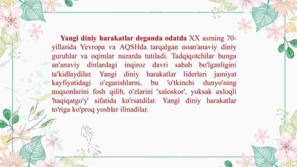 Yangi diniy taʼlimotlar va sektalar - Image 3