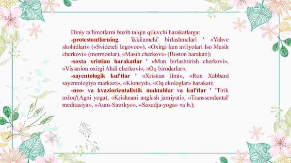 Yangi diniy taʼlimotlar va sektalar - Image 4