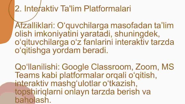 Yangi texnologiya va metodlarni ta'lim jarayonida qo'llash - Image 4