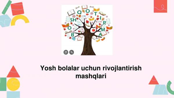 Yosh bolalar uchun rivojlantirish mashqlari