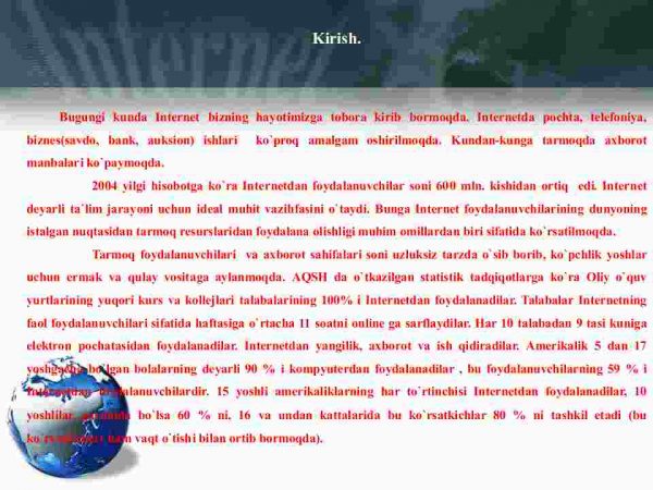 Ta’lim jarayonini tashkil etishda internet xizmatlaridan foydalanish - Image 3