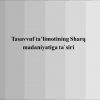 Tasavvuf taʼlimotining Sharq madaniyatiga ta`siri​