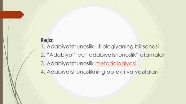 Adabiyotshunoslik badiiy adabiyot to'g'risidagi fan - Image 3