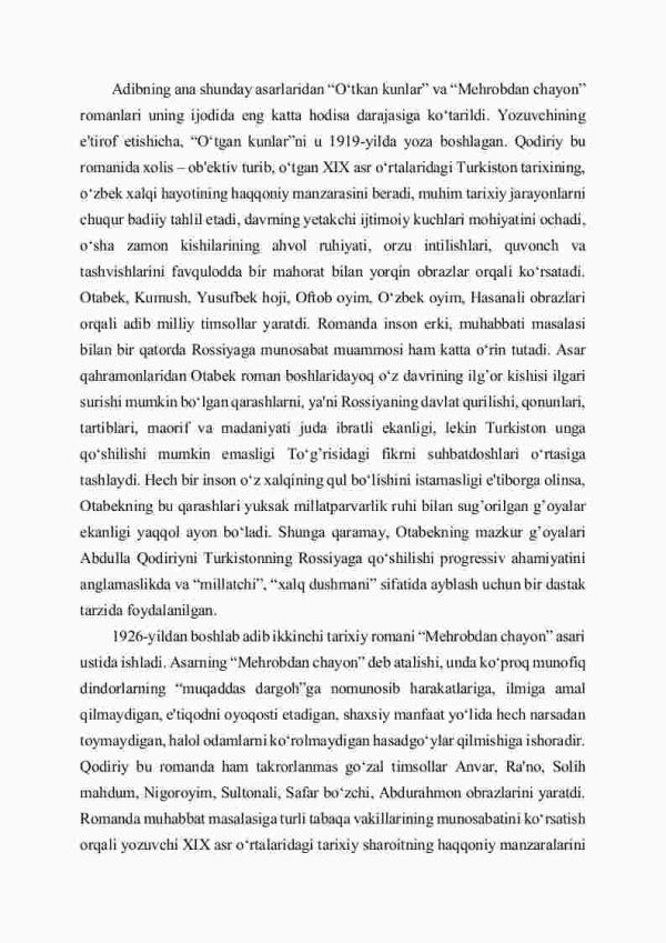 Abdulla Qodiriy ijodi - Image 3
