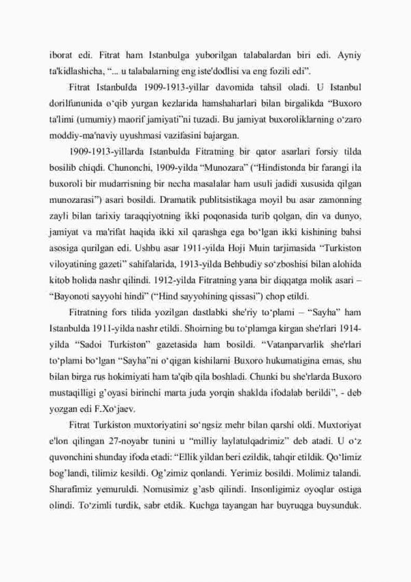 Abdurauf Fitrat ijodi - Image 3