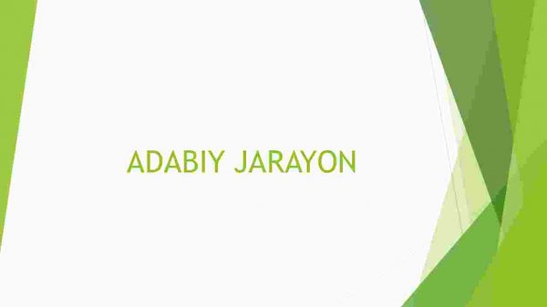 Adabiy jarayon