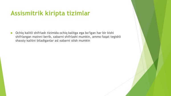 Assimmetrik kriptotizimlarni qiyosiy tahlil qilish - Image 2