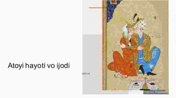 Atoyi hayoti vo ijodi