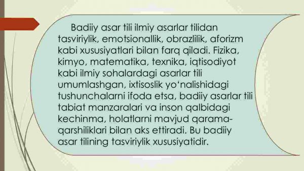 Badiiy asar tili. Badiiy asar syujeti - Image 3