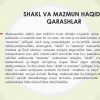 Badiiy asarda shakl va mazmun mutanosibligi - Image 3