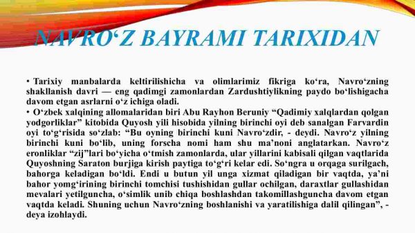 Bahoriy bayramlar va Navro'z ulug'vorligi - Image 4