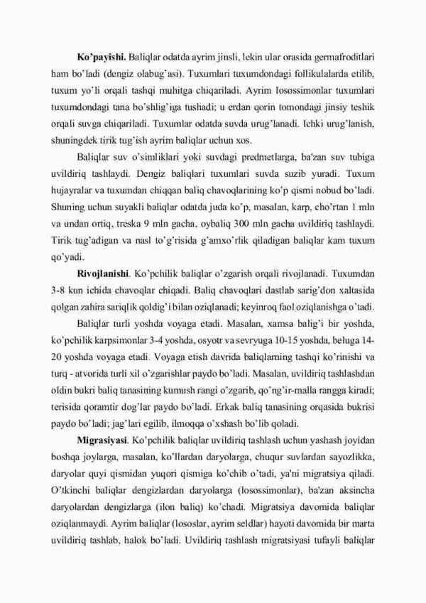 Baliqlarning ko'payishi va rivojlanishi - Image 2