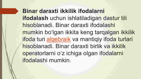 Binar daraxtlar bilan ishlash - Image 2