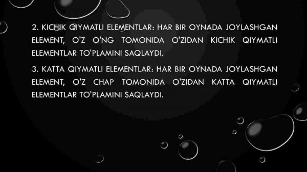 Binar daraxtlar va ular ustida amallar. Binar daraxtga element qo'shish, element o'chirish va qidiruv algoritmlari - Image 4