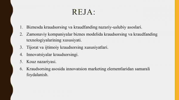 Biznesda kraudsorsing va kraudfanding yangi imkoniyatlari - Image 2