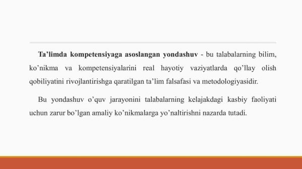Blum taksonomiyasi asosida baholash, kompetensiyaga asoslangan yondashuv - Image 3