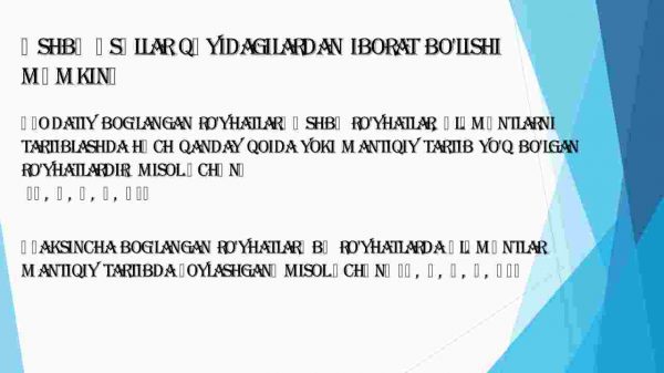 Bog'langan ro’yxatlar klassifikatsiyasi. Chiziqli bog'langan ro'yhatlarni mantiqiy tasvirlash - Image 3