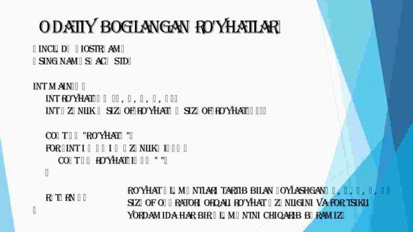 Bog'langan ro’yxatlar klassifikatsiyasi. Chiziqli bog'langan ro'yhatlarni mantiqiy tasvirlash - Image 4