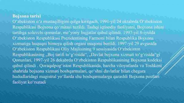 Bojxona va uning faoliyati - Image 3