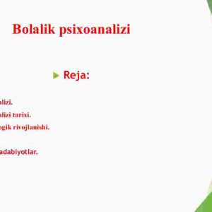 Bolalik psixoanalizi