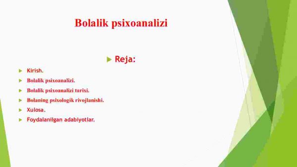 Bolalik psixoanalizi