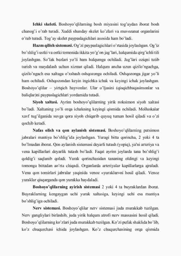 Boshoyoqli molluskallar sinfi - Image 3