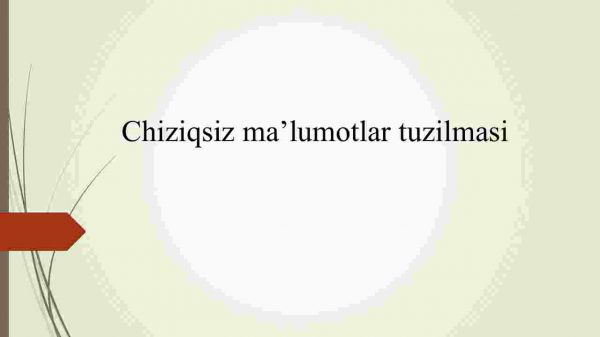 Chiziqsiz ma'lumotlar tuzilmasi