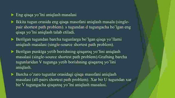 Graflarda eng qisqa yo'lni aniqlashning Deykstra algoritmi - Image 3
