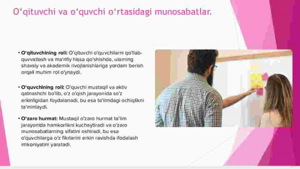 Demokratik jamiyatda o‘qituvchi va o‘quvchi munosabatida erkinlik tushunchasi - Image 4