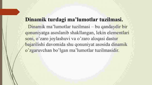 Dinamik turdagi ma'lumotlar tuzilmasi - Image 3