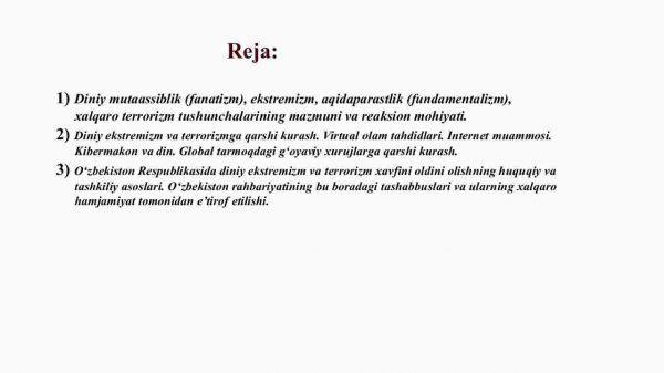 Diniy ekstremizm va terrorizmga qarshi kurash - Image 2