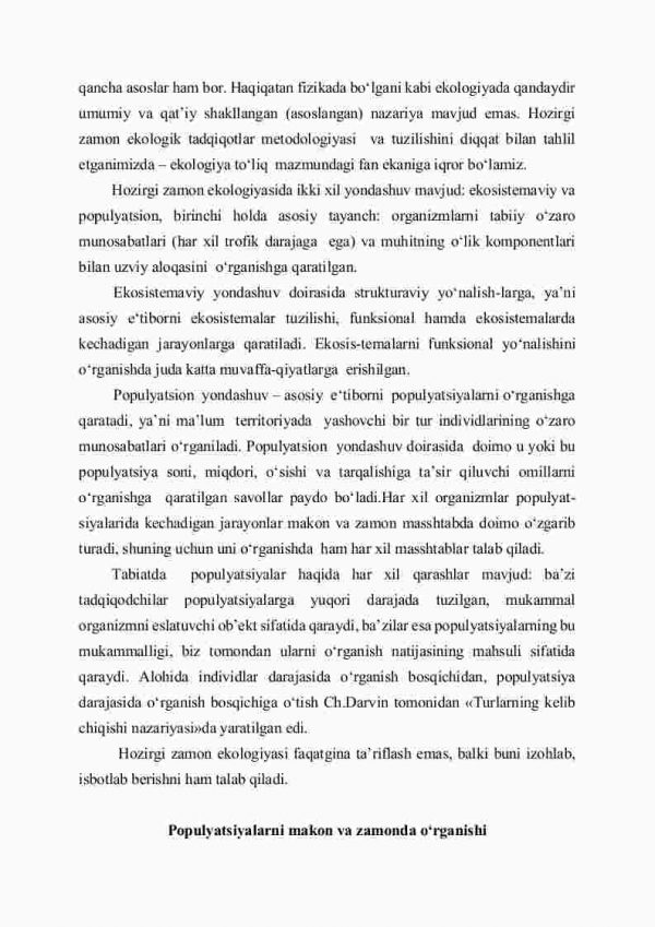 Ekologiyaga ekosistemaviy va populatsion yondashuv - Image 4