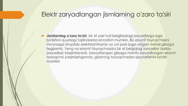Elektr zaryadlarning o'zaro ta'siri. Zaryadlangan o'tkazgichlar tizimining energiyasi - Image 4