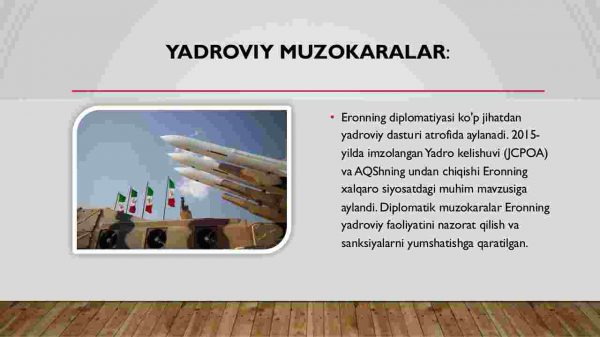 Eron Islom Respublikasi zamonaviy diplamatiyasi - Image 3