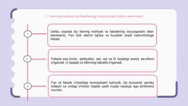 Falsafaning fan va dunyoqarash mohiyati - Image 3