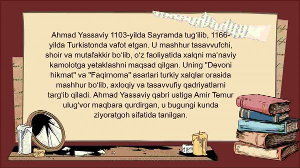 Ahmad Yassaviy "Faqirnoma" asari - Image 3
