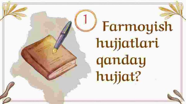 Farmoyish hujjatlari - Image 3
