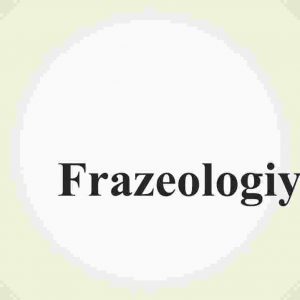 Frazeologiya