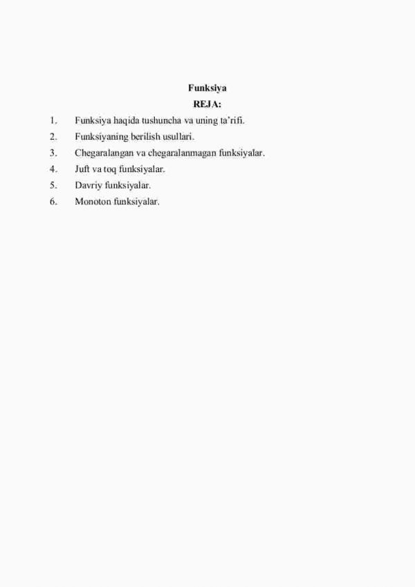Funksiya