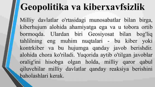Geopolitika va kiberxavfsizlik​ Sony va Shimoliy Koreya. Stuxnet - Image 2