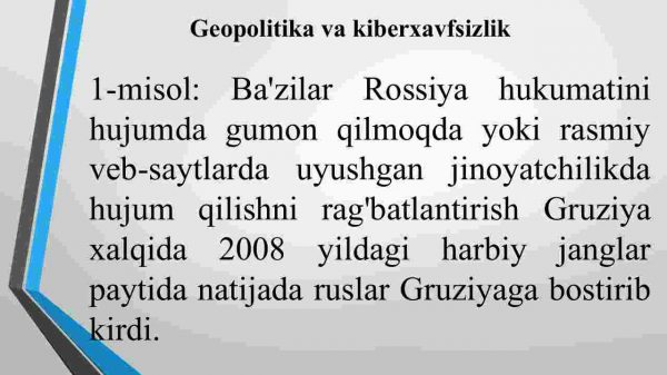 Geopolitika va kiberxavfsizlik​ Sony va Shimoliy Koreya. Stuxnet - Image 3