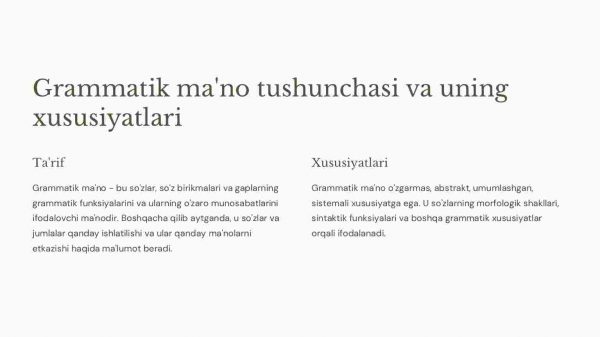 Grammatik ma'no va shakl - Image 2