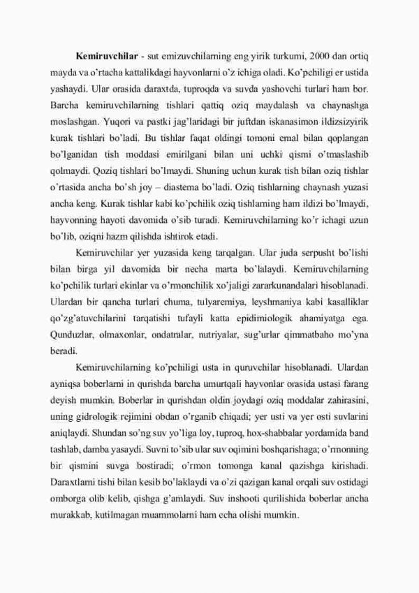 Hasharotxo'rlar, qo'lqanotlilar, kеmiruvchilar, tovushqonsimonlar - Image 4