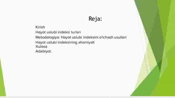 Hayot uslubi indeksi metodikasi - Image 2