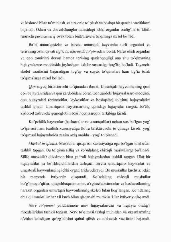 Hаyvоnlаr оrgаnizmining tuzilishi - Image 3