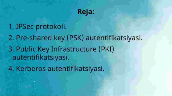 IPSec protokolida autentifikatsiya turlari - Image 2