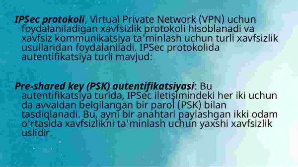 IPSec protokolida autentifikatsiya turlari - Image 3