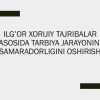 Ilg’or xorijiy tajribalar asosida tarbiya jarayonini samaradorligini oshirish
