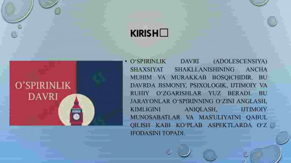 Ilk o‘spirinlik davrida shaxsni shakllanishi - Image 3