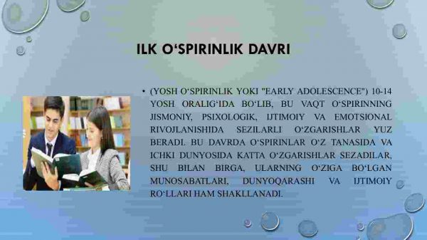 Ilk o‘spirinlik davrida shaxsni shakllanishi - Image 4